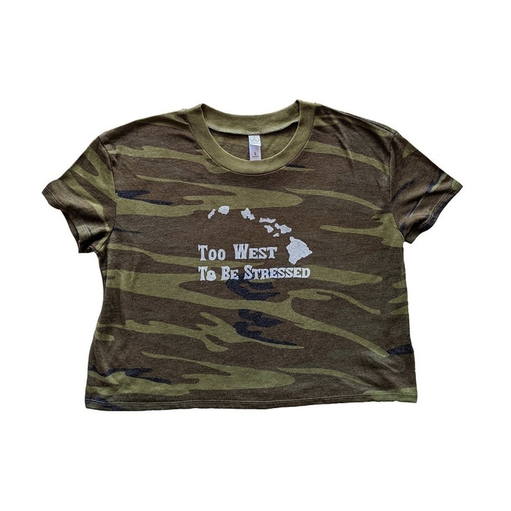 The HK Experience Too West to be Stressed Crop Top