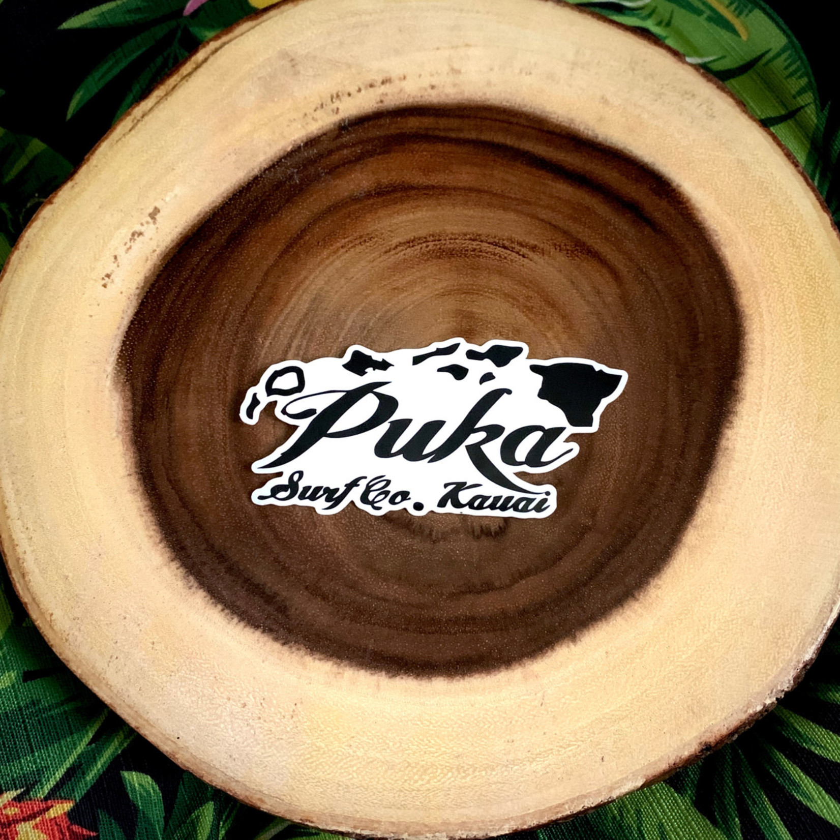 Puka Surf Co. Hawaii Puka Surf Co. Kauai Sticker 4” X 2”