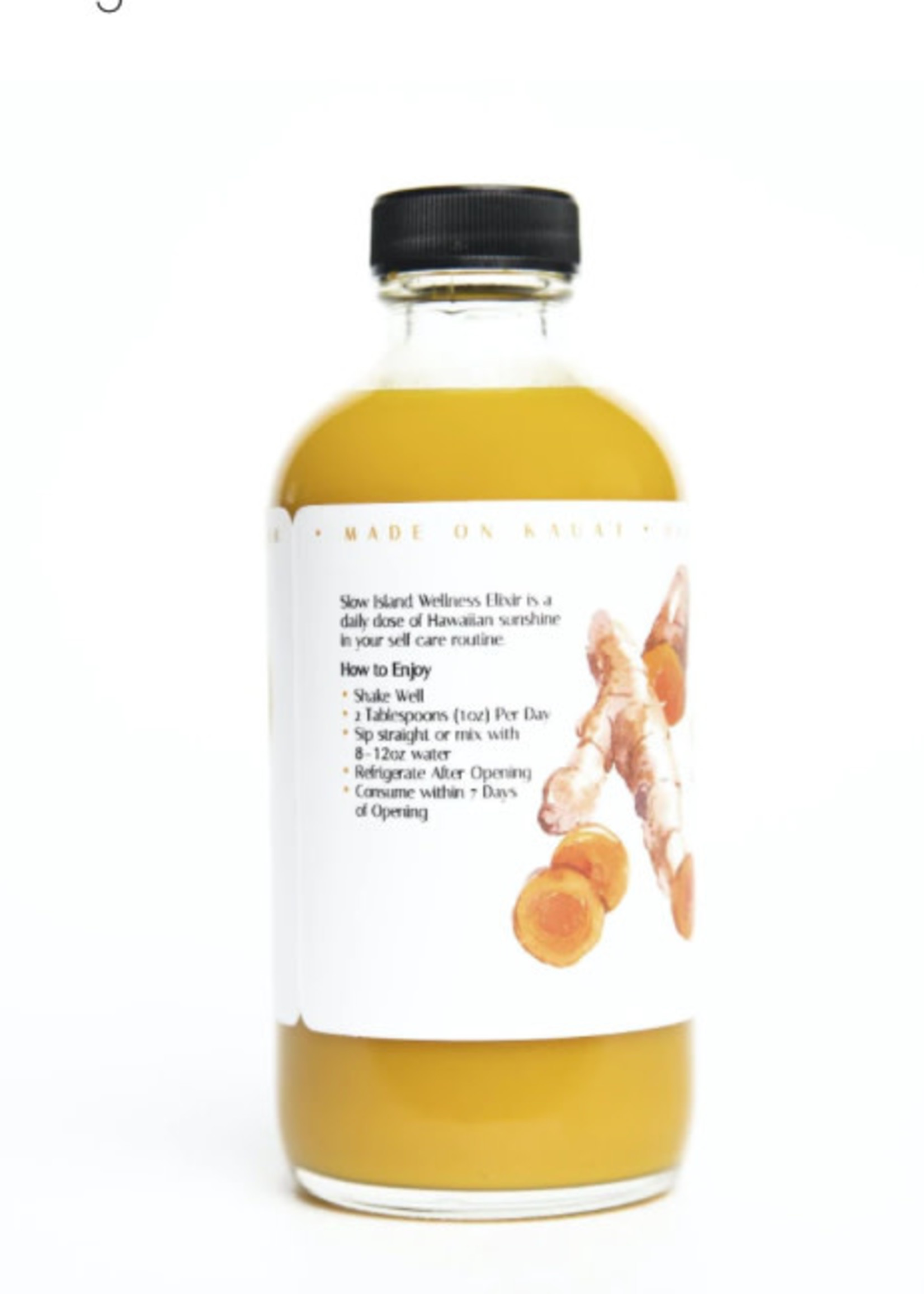 Slow Island Co. Turmeric Orange Passionfruit Wellness Elixir