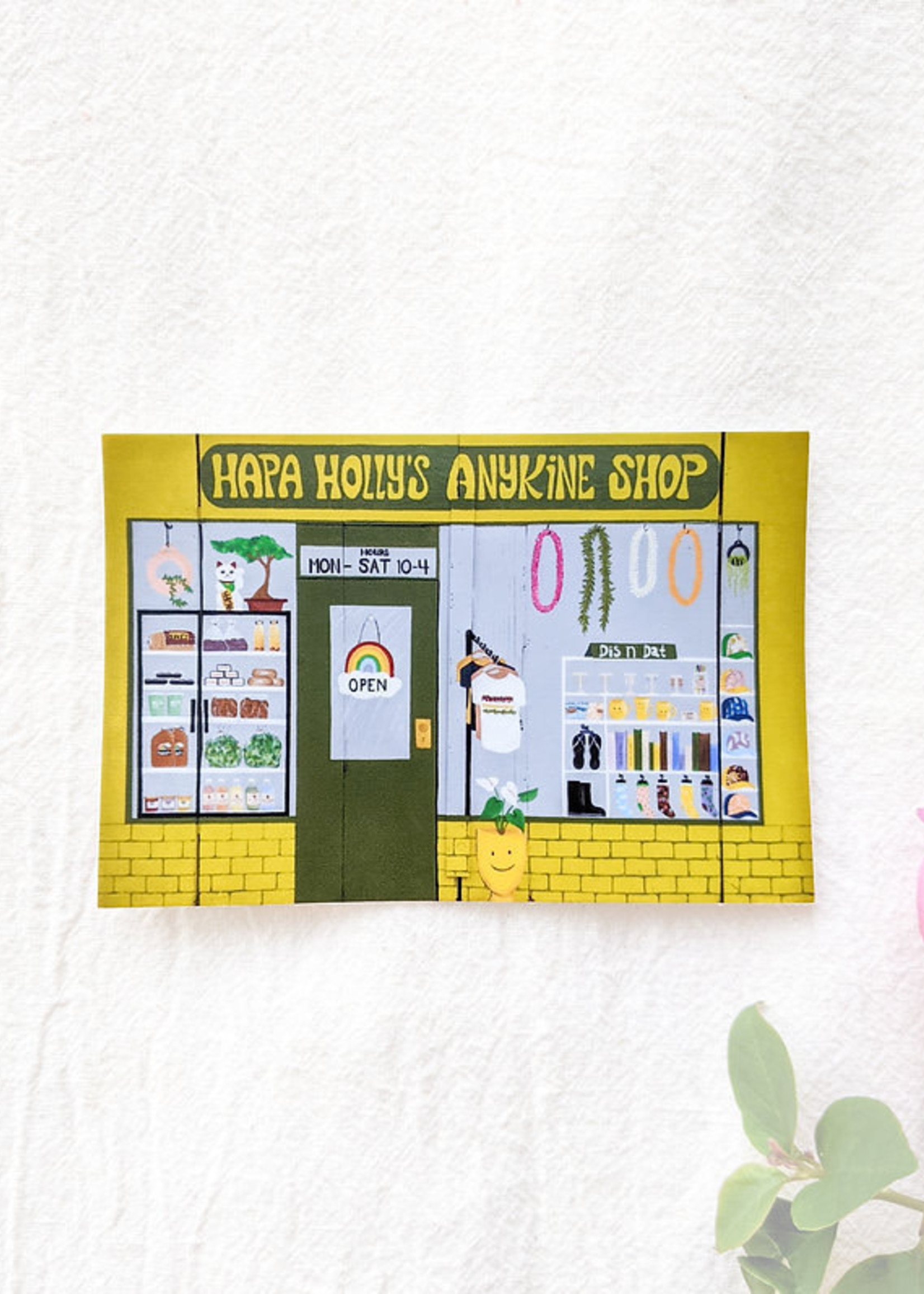 The HK Experience Hapa Holly’s Anykine Shop Sticker