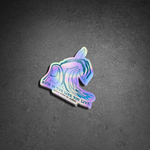 Puka Surf Co. Hawaii Holographic Shaka Shack Sticker 2.8” X 2.8”
