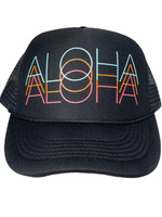 All Red Eye Clothing Aloha 80s Foam Trucker Hat