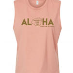 Puka Surf Co. Hawaii Mahalo for the Aloha Wahine Muscle Tank