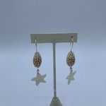 Shell Of A Life Cowry Shell + Mother Pearl Starfish Earrings