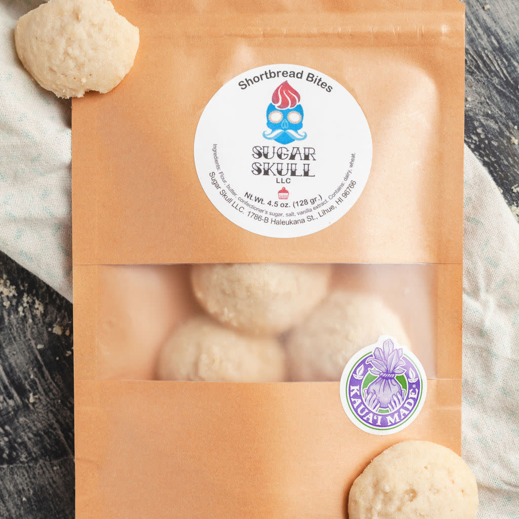 Sugar Skull Shortbread Bites