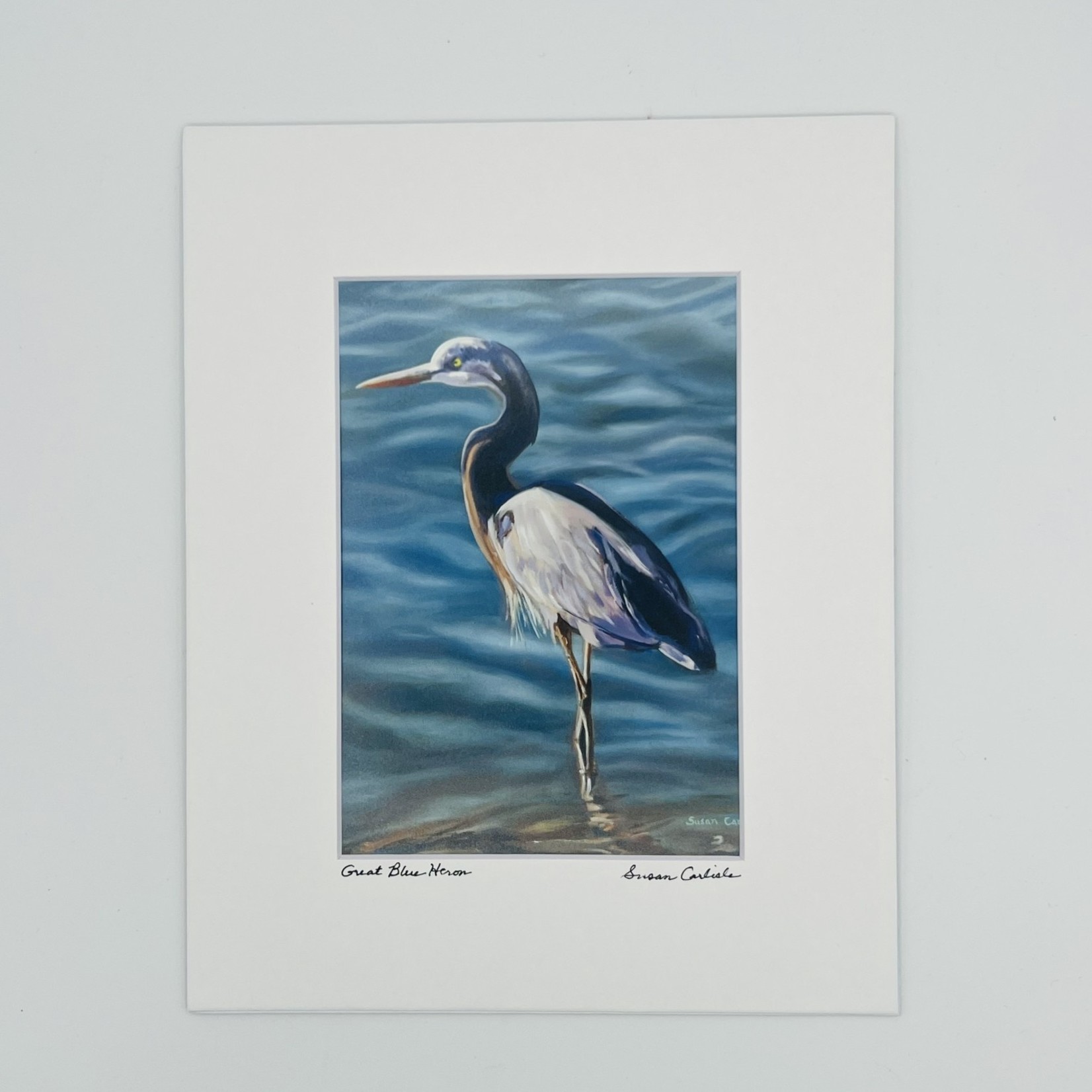 Susan Carlisle Great Blue Heron Print