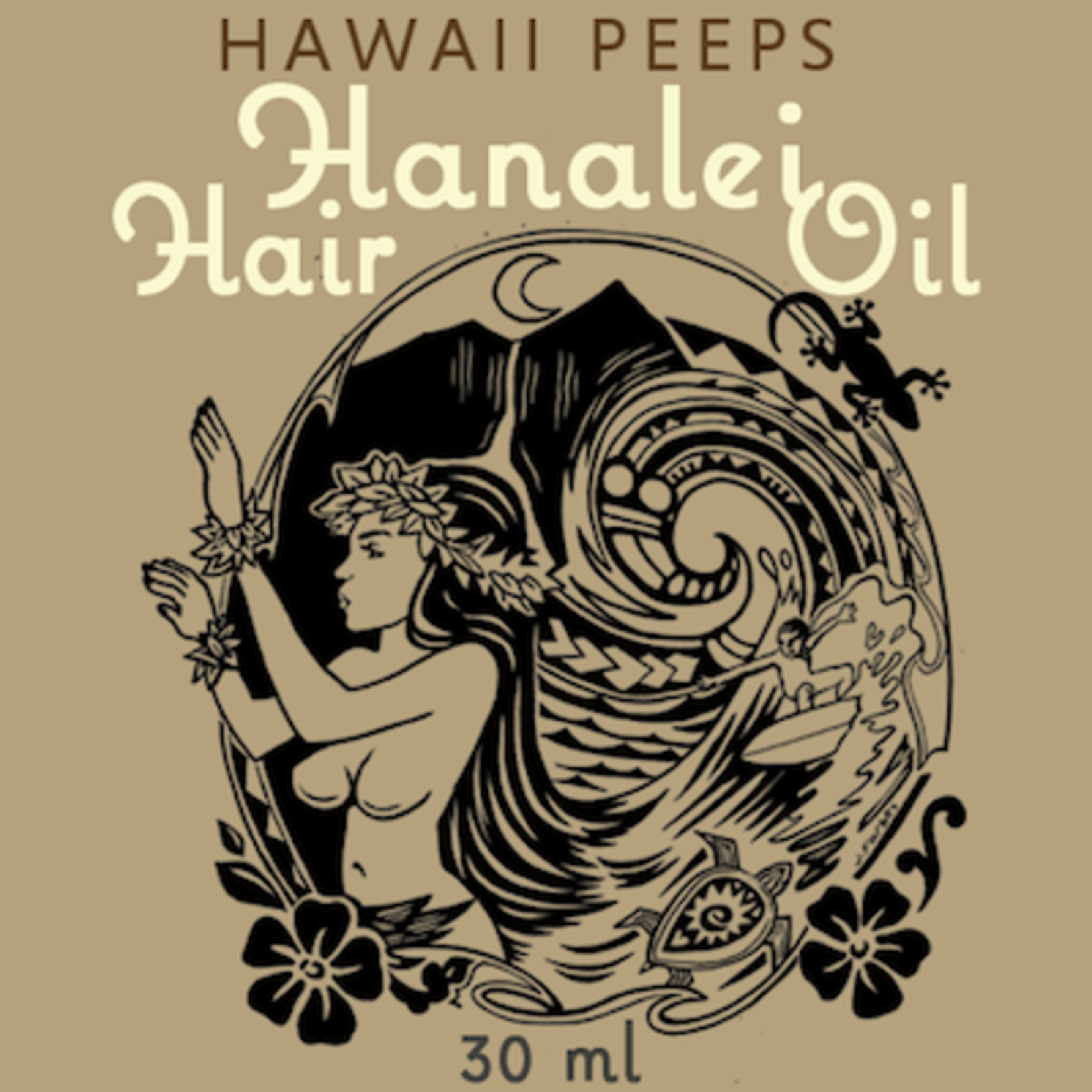 Hawaii Peeps Hanalei Hair Oil