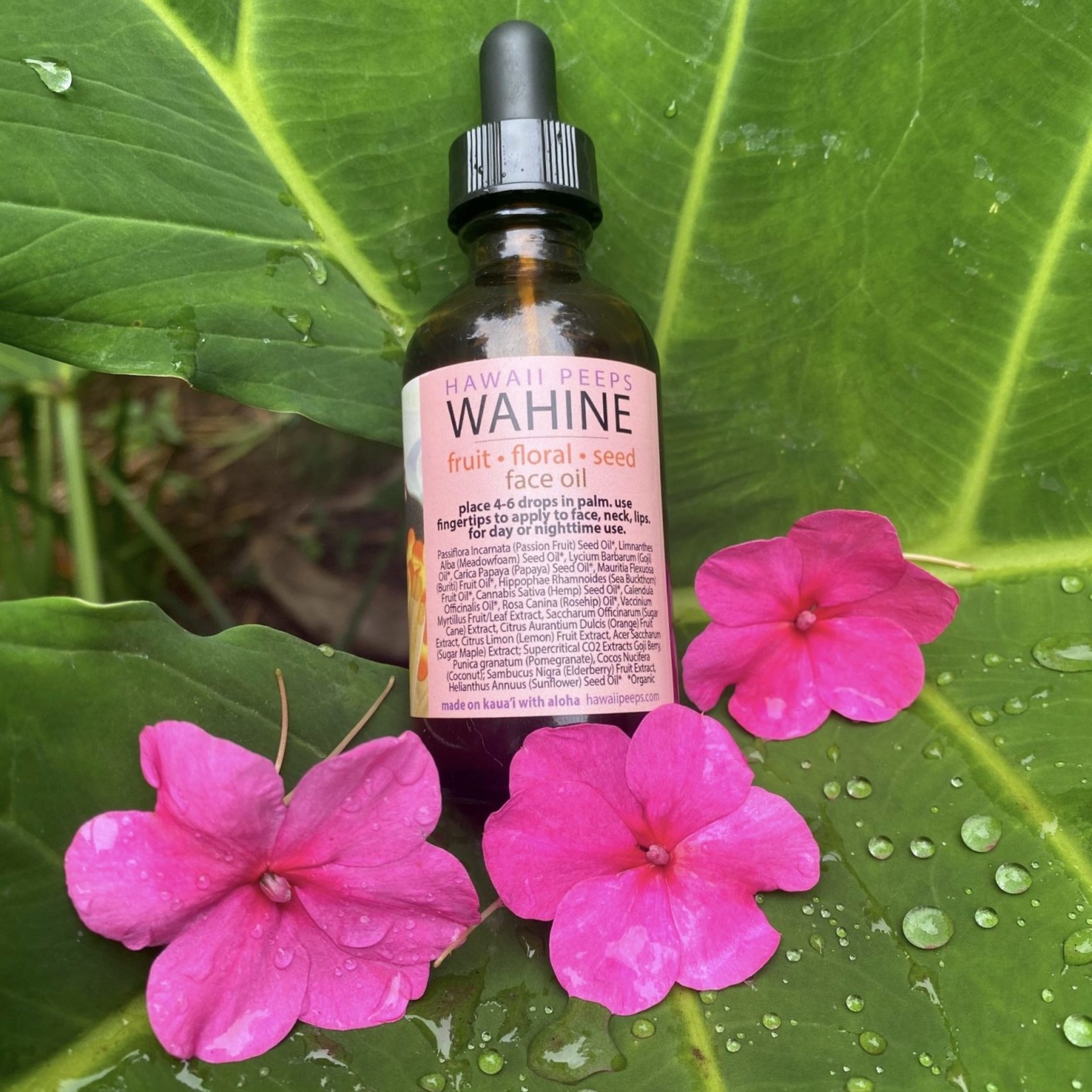 Hawaii Peeps Wahine Fruit +Floral + Seed Face Oil