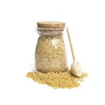 Slow Island Co. Ginger Turmeric Sea Salt - 3oz Glass Bottle w/ Cork