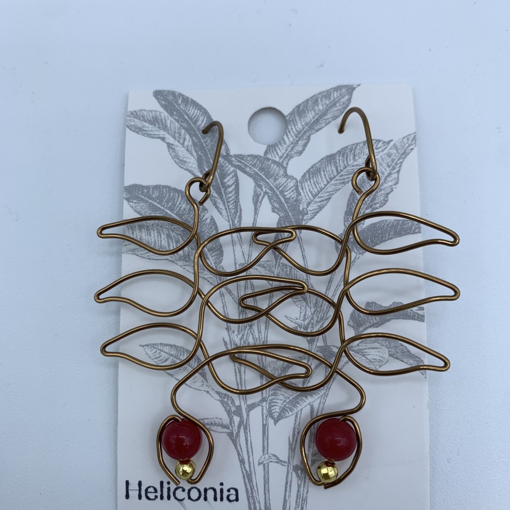 Lightshadow Crystals Heliconia Earrings