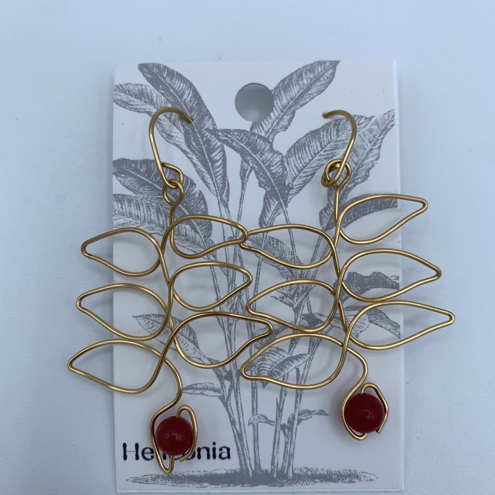 Lightshadow Crystals Heliconia Earrings