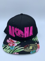 All Red Eye Clothing Floral Red Eye Aloha Flat Bill