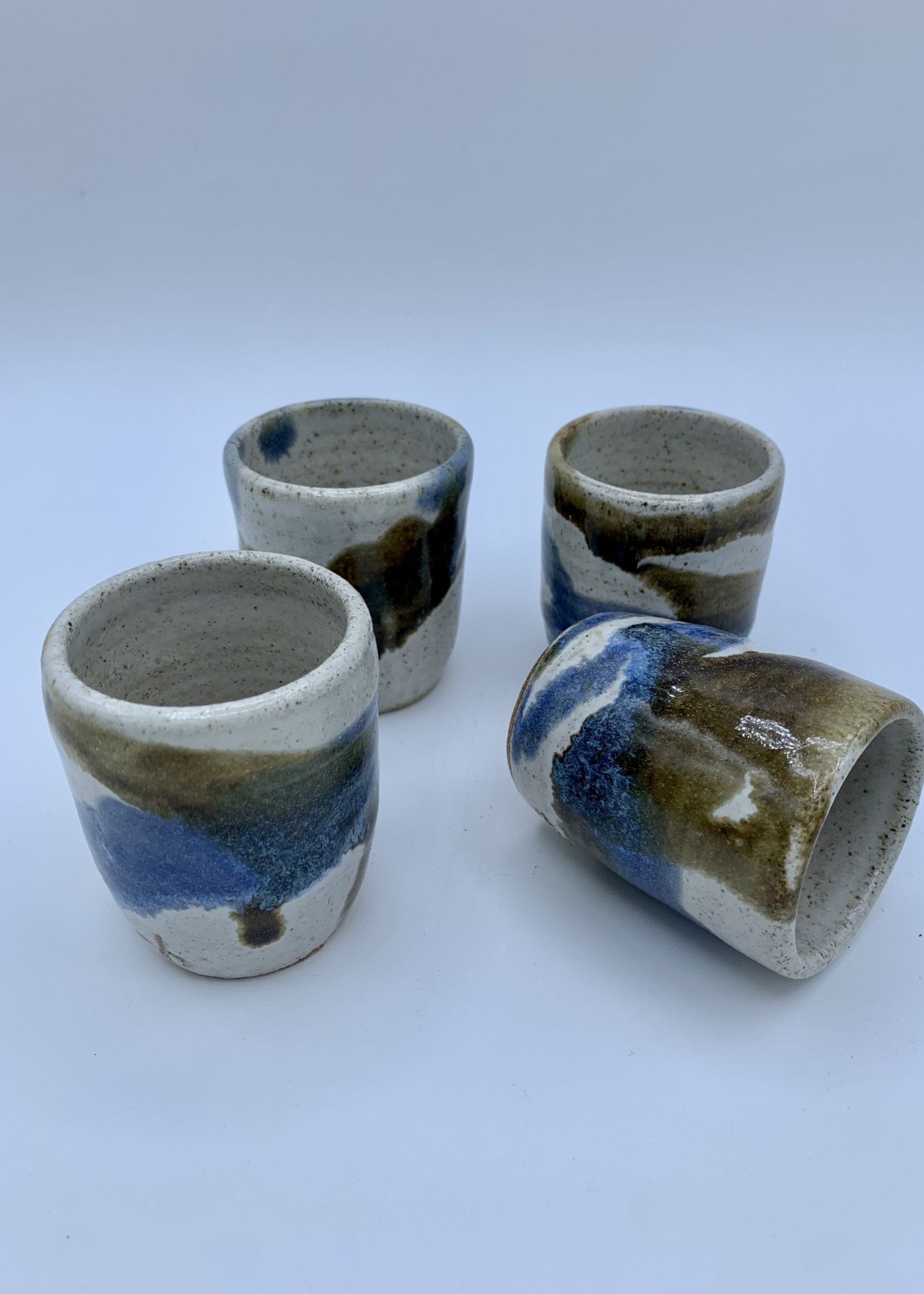 Clay in Mind Shot glass - Assorted Zen Glaze