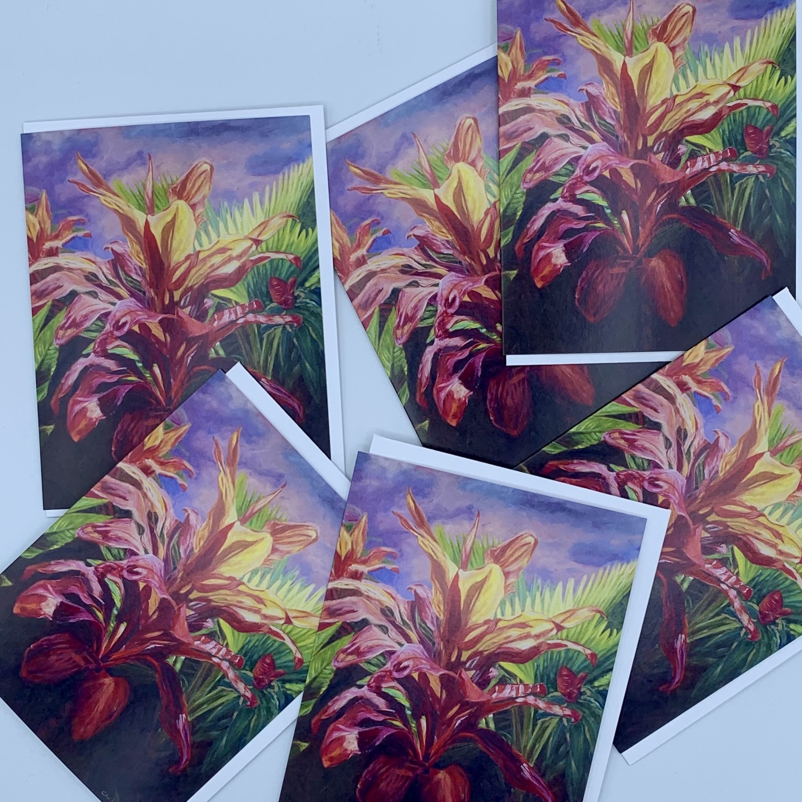 Susan Carlisle Kaua’i Plants 6-Pack Notecards