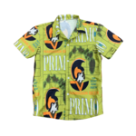 Mission Zero Men's Collector Primo Aloha Shirt - Lime Green Small