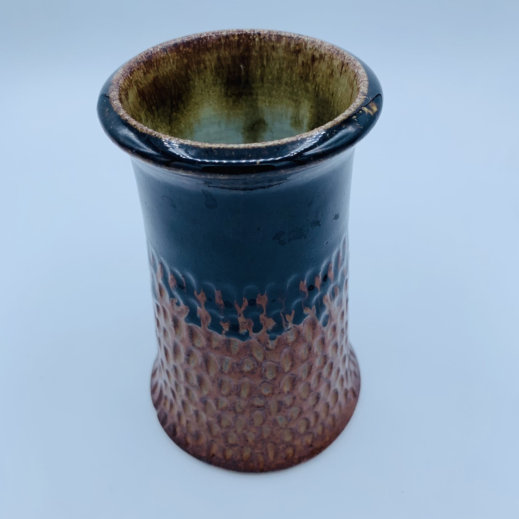 Clay in Mind Vase - Black Rim to Copper