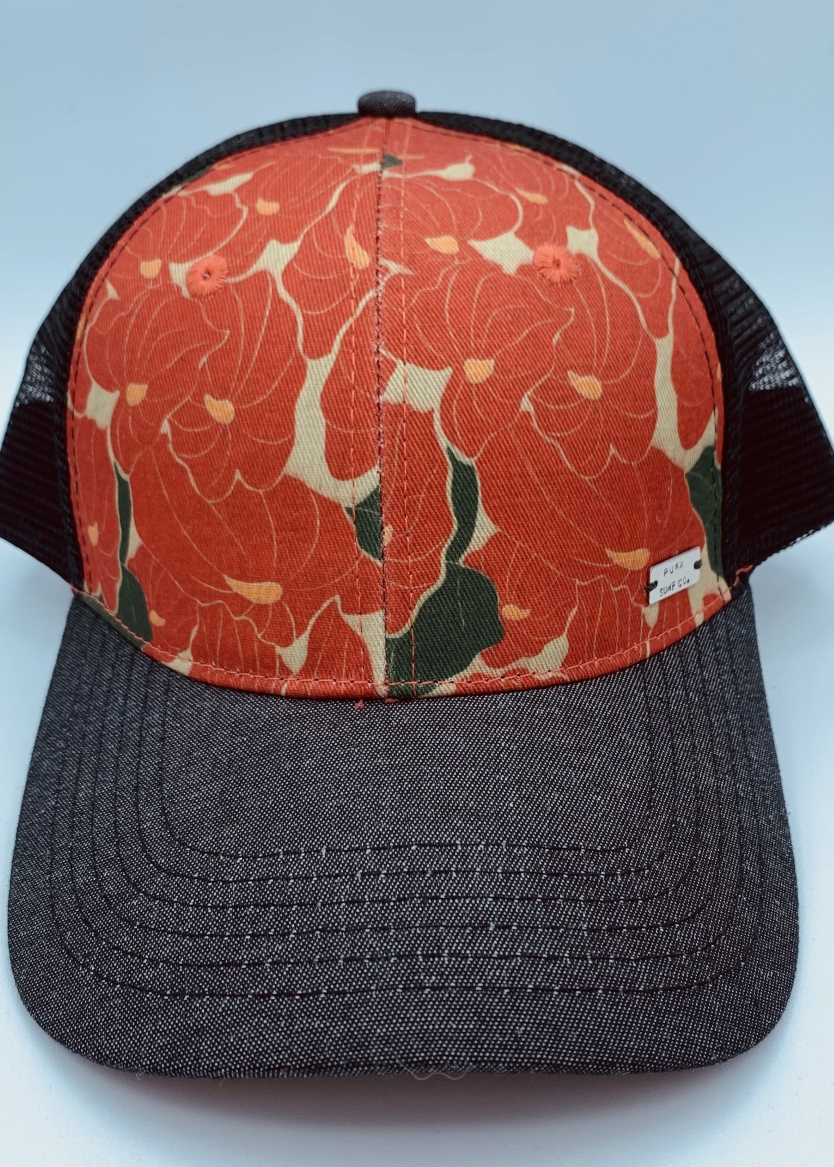 Puka Surf Co. Hawaii Retro Anthurium Snapback Hat