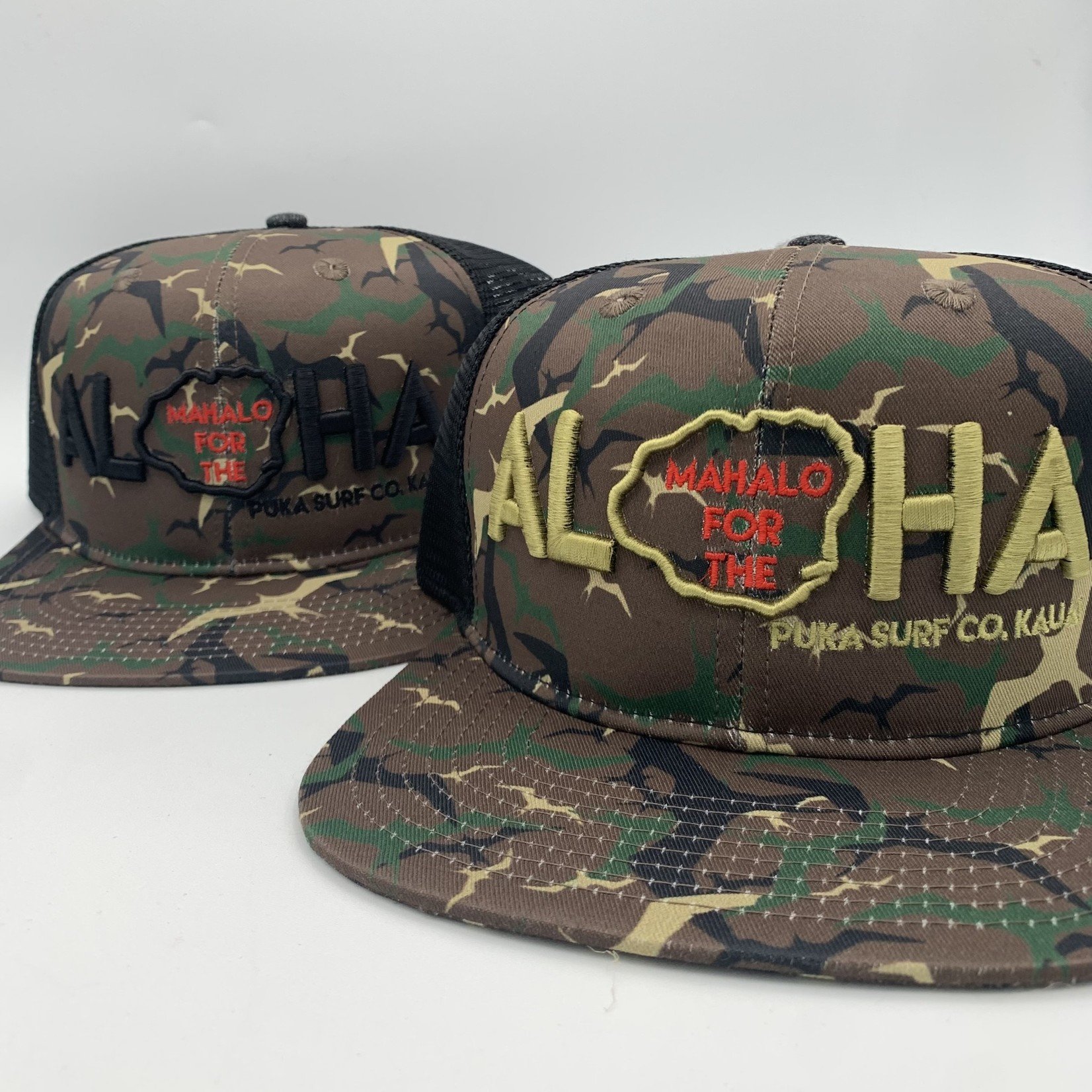 Puka Surf Co. Hawaii Mauka Iwa - Mahalo Aloha Snapback