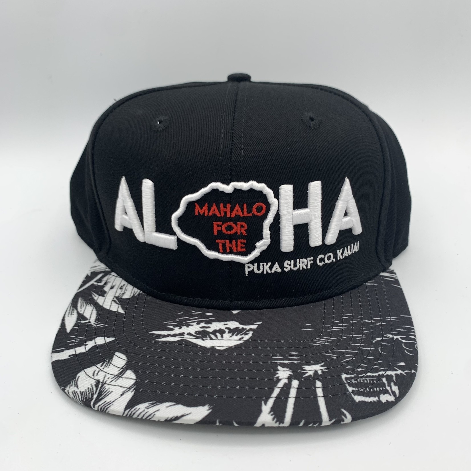 Puka Surf Co. Hawaii Vintage Palms - Mahalo Aloha Snapback