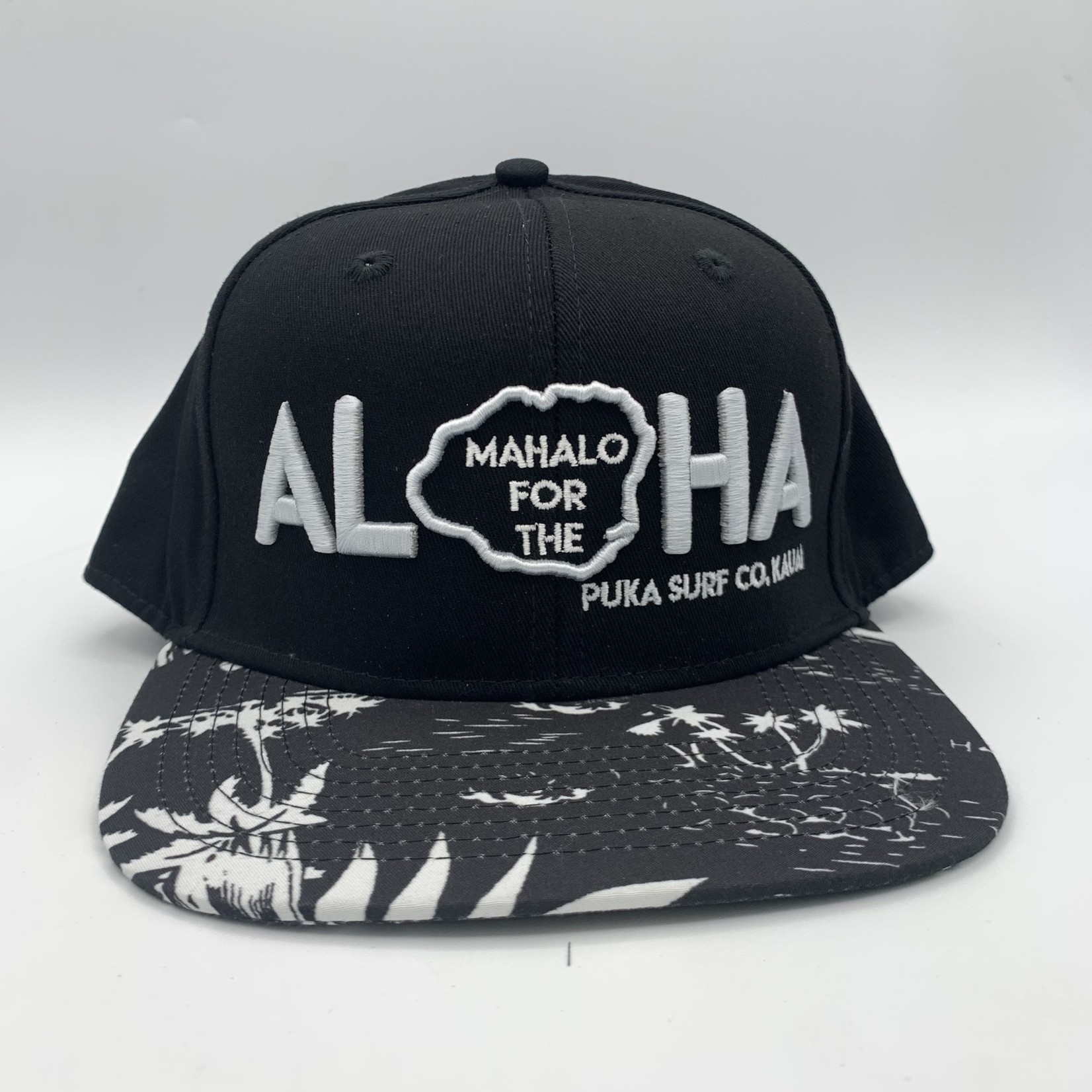 Puka Surf Co. Hawaii Vintage Palms - Mahalo Aloha Snapback