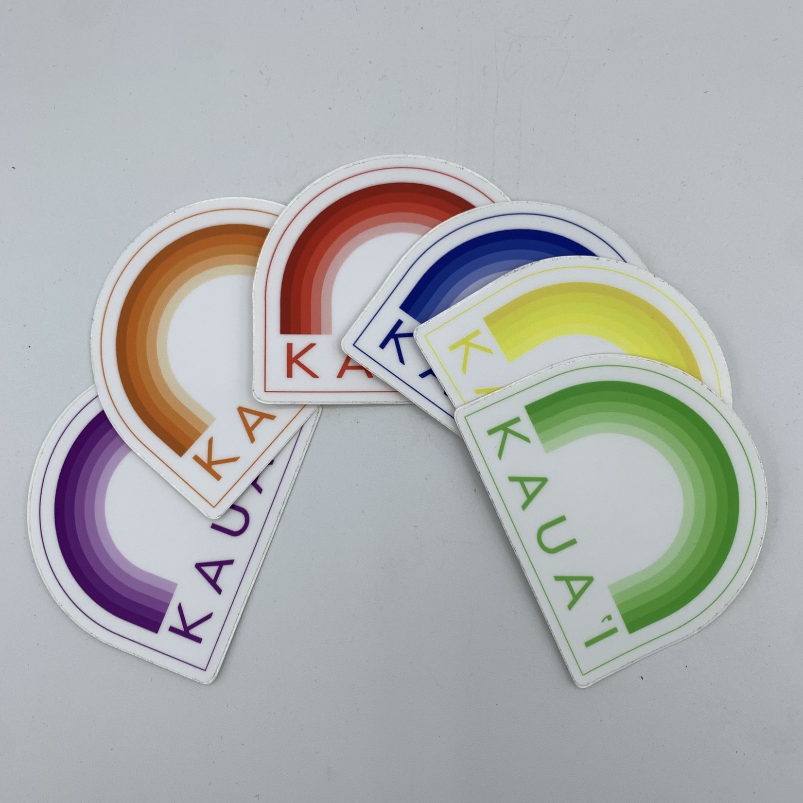 Sugar Skull Kaua’i Rainbow Sticker - Asst. Colors