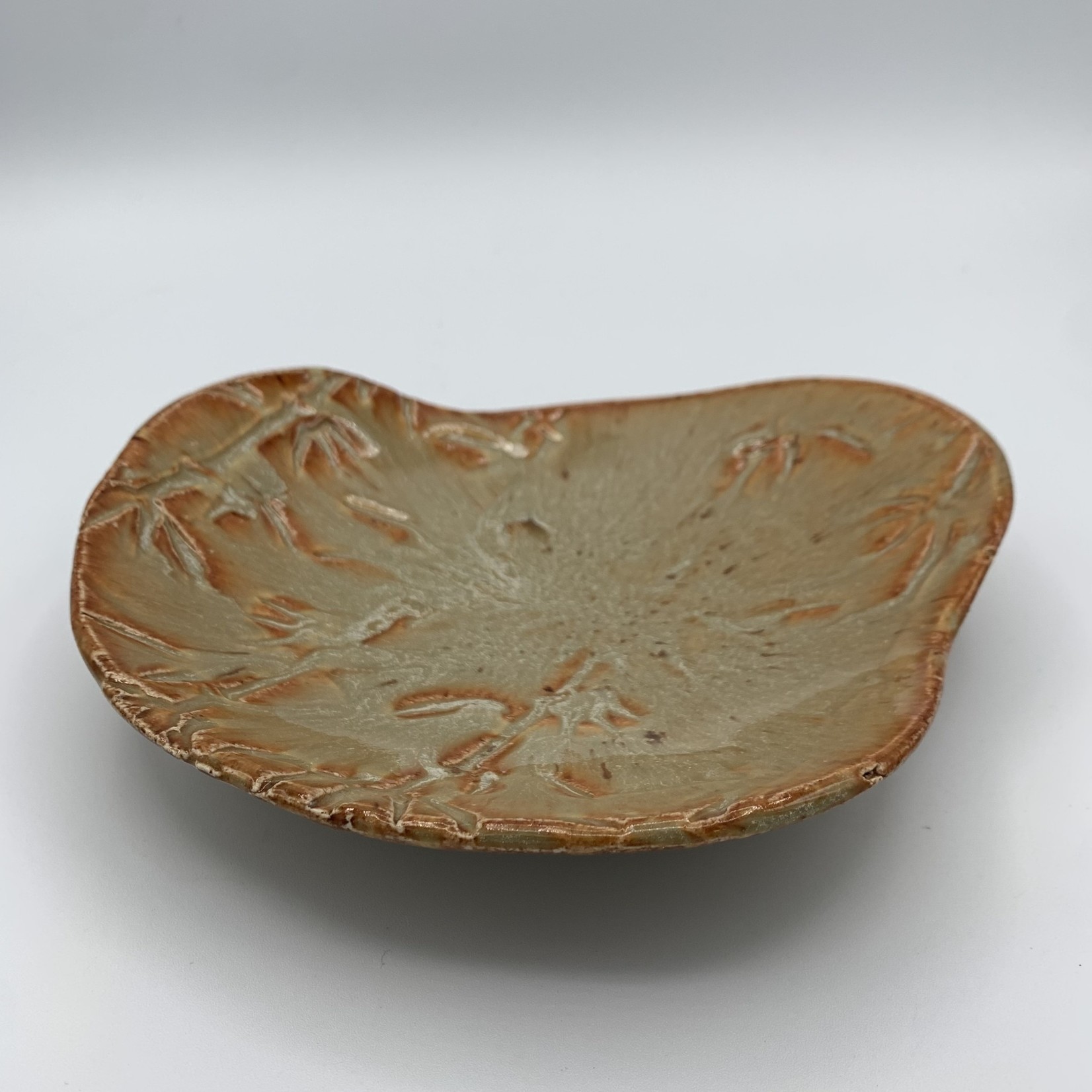 Clay in Mind Abstract Ceramic Plate - Bamboo