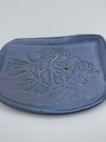 Clay in Mind Small dish -  Nohu iridescent blue