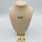 AlohilaniKineMea Mini Jade Bar Necklace (Asst. Colors)