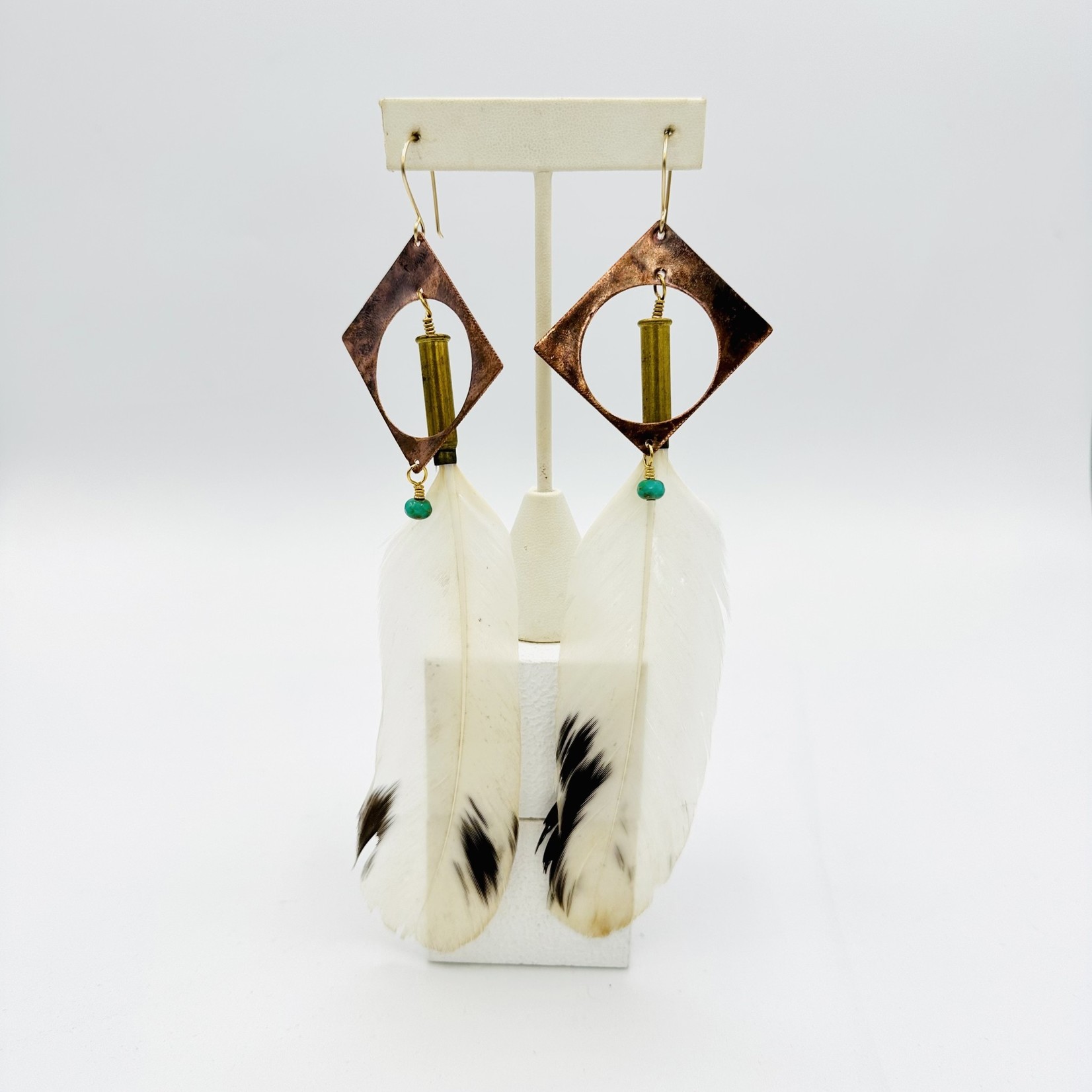 Sequoia Maye Designs Duck Feathers + Copper + Turquoise