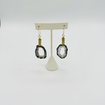 Sequoia Maye Designs Bullet Shell + Crystal Earrings
