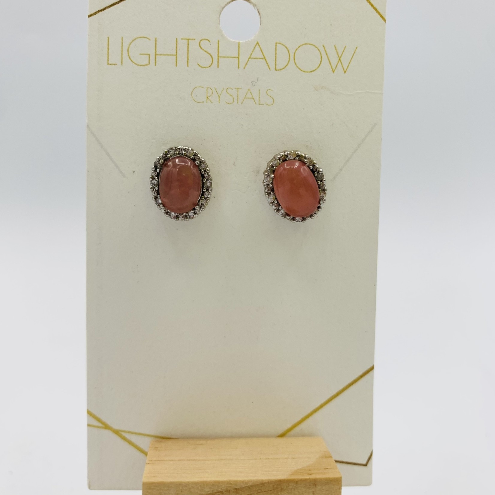 Lightshadow Crystals Fancy Rhodochrosite Studs