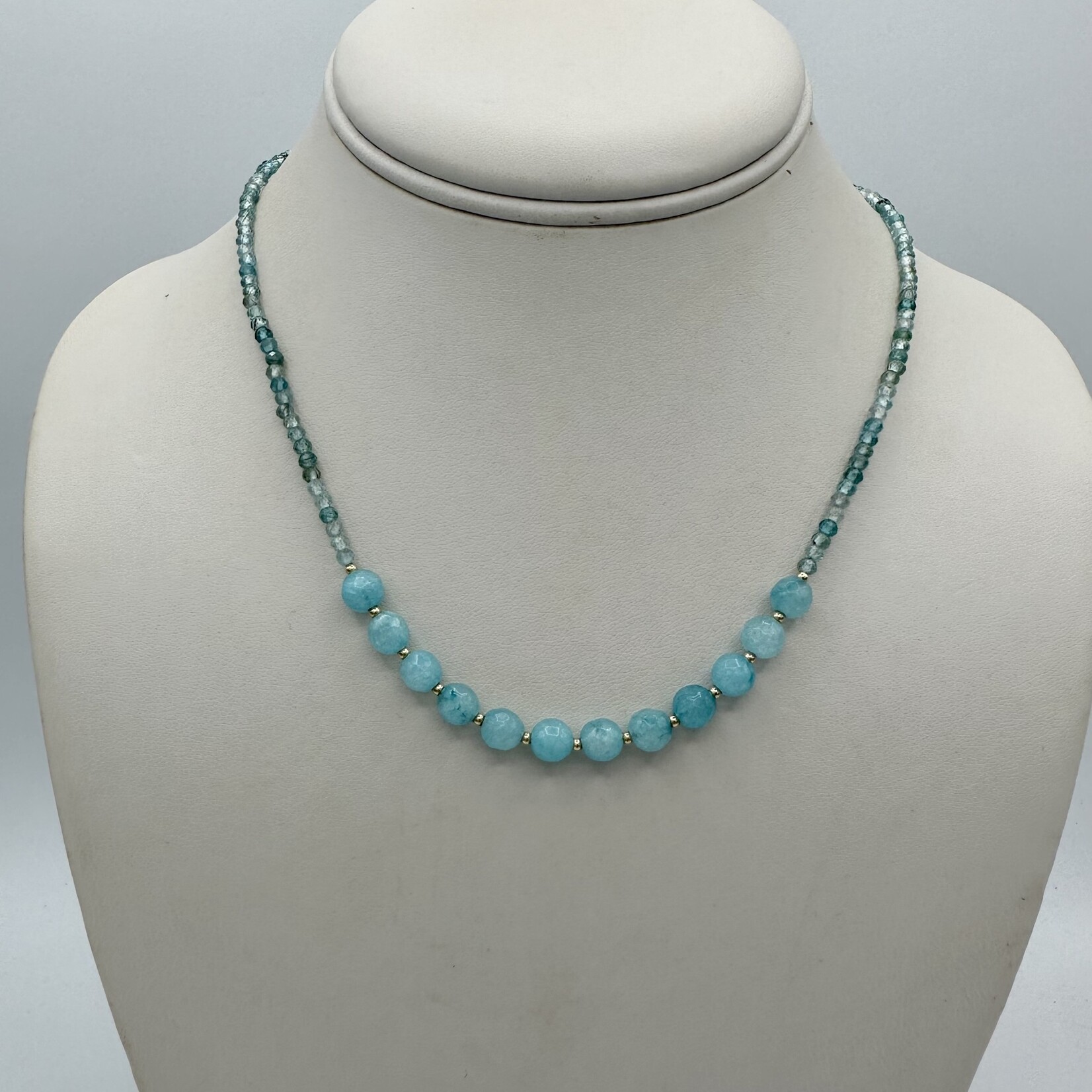 Shell Of A Life Blue Agate Necklace