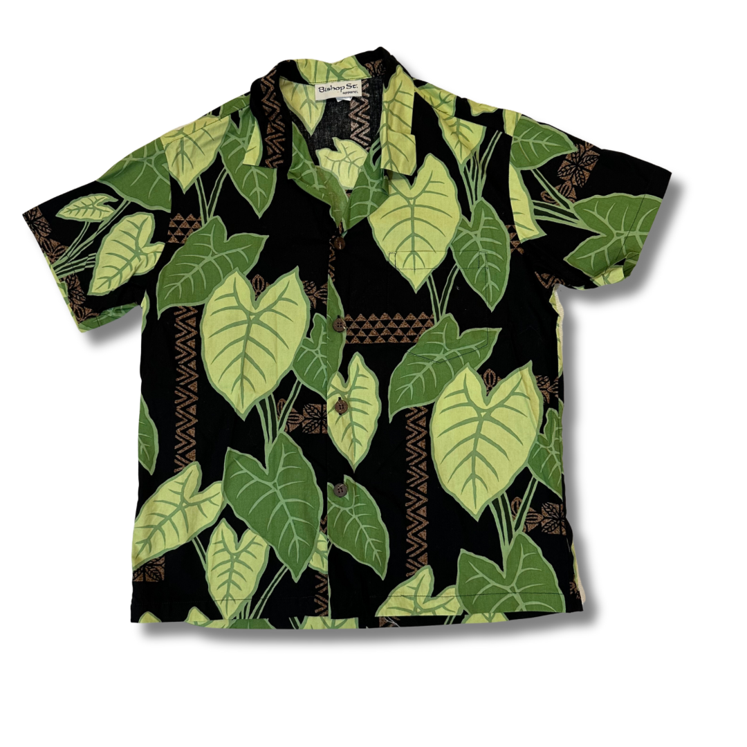 Men's Aloha Shirt - Kalo in Black