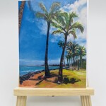 Susan Carlisle Kaua’i Beaches - Single Art Notecard w/Envelope  Kapa’a Coastline