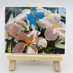 Susan Carlisle Kaua’i Flowers - Single Art Notecard w/Envelope  White Plumerias