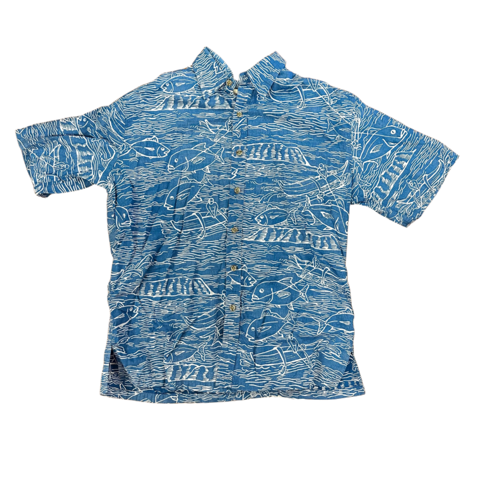 Mission Zero Men's Vintage Aloha Shirt - Premium Sears Hawaii Red