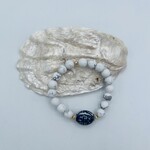 Shell Of A Life Howlite + Vintage Bead Bracelet