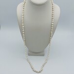 Shell Of A Life Silk Knotted Freshwater Baby Keshi Pearl Necklace