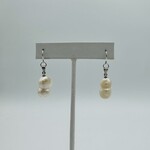 Shell Of A Life Freshwater Baroque Pearl Sterling Silver Earrings