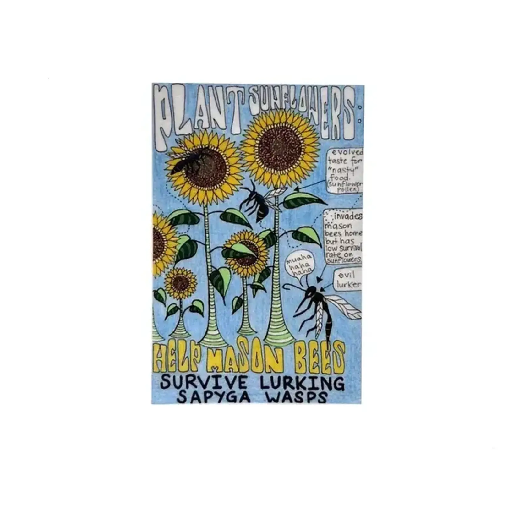 The HK Experience Plant Sunflowers Sticker