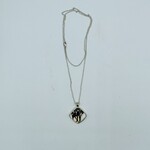 Sequoia Maye Designs Sterling Silver and Butterfly Wing Necklace