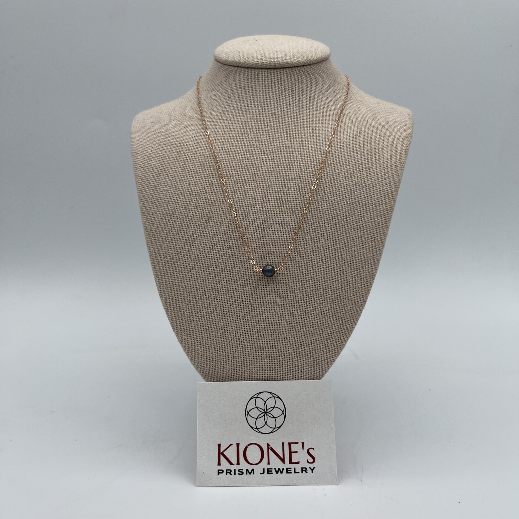 Kione’s Prism Jewelry Freshwater Pearl & 14kt Rose GF Necklace