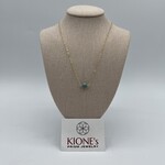 Kione’s Prism Jewelry Turquoise & 14kt Yellow GF Necklace