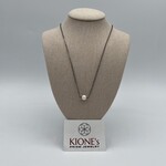 Kione’s Prism Jewelry Freshwater Pearl & Oxidized SS Necklace