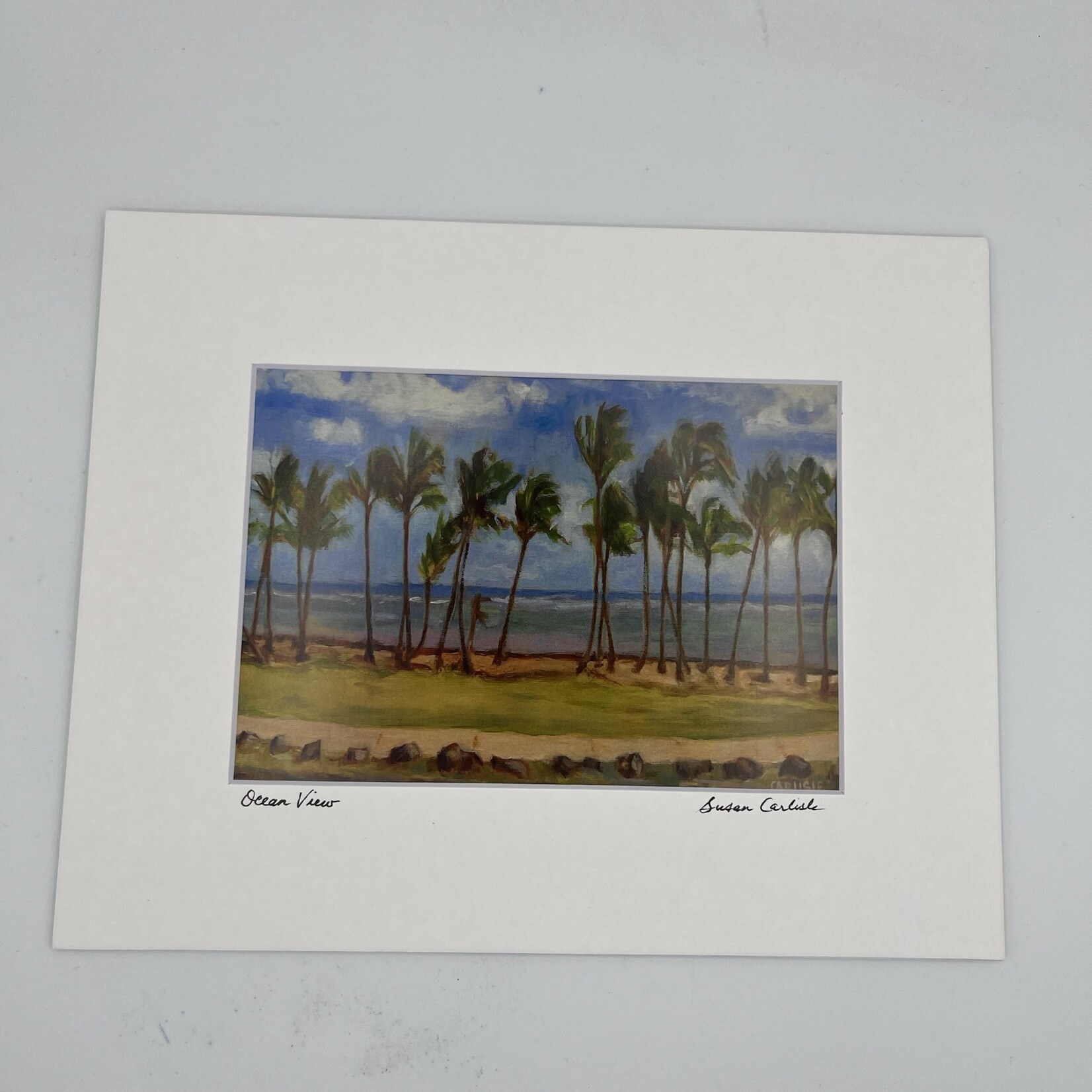 Susan Carlisle Ocean View Print