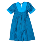 Mission Zero Women's Vintage Dress - Liberty House - Luxurious Aqua Striped - S/M