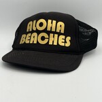 Mission Zero ReLoved Hat - Nissan - Aloha Beaches Black/Gold Snapback