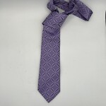 Mission Zero ReLoved - Ike Behar - Purple Floral Medallion tie