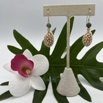 Shell Of A Life Jade & Seive Cowrie Shell Earrings