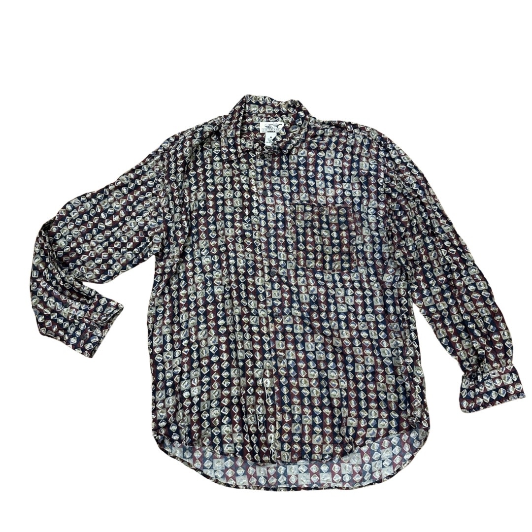 Mission Zero Men's Vintage Aloha Shirt- M -Chimare - 100